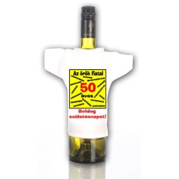Örök fiatal 50 - Tréfás üvegpóló