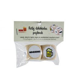 Party dobókocka Pasiknak 2db 3x3cm PDD004 - Vegyes tréfás termékek