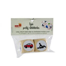 Party dobókocka Szexi 2db 3x3cm PDD002 - Vegyes tréfás termékek