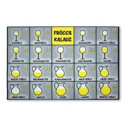 Színes Tréfás Lábtörlő Fröccs kalauz 60x40cm 04866