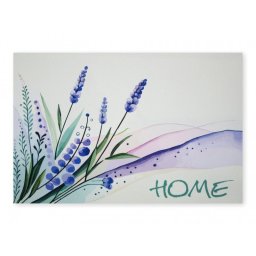 Színes Tréfás Lábtörlő Home levendulás 60x40cm 04874