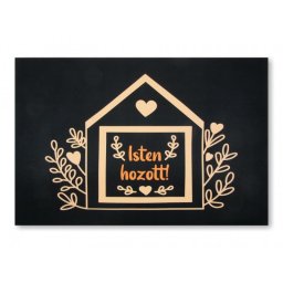 Színes Tréfás Lábtörlő Isten hozott házikós 60x40cm 04852