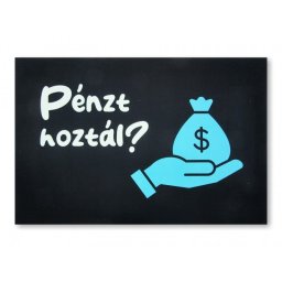 Színes Tréfás Lábtörlő Pénzt hoztál? 60x40cm 04850