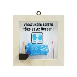 Végszükség esetén Gumikesztyű 12cm - Vegyes tréfás termékek