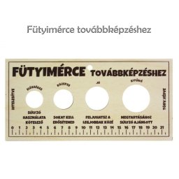 Vicces tábla Fütyimérce továbbképzéshez - Tréfás fatábla