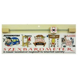 Vicces tábla Szexbarométer - Vegyes tréfás termékek