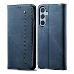 DENIM pénztárcahuzat Samsung Galaxy S24 FE készülékhez 5G kék
