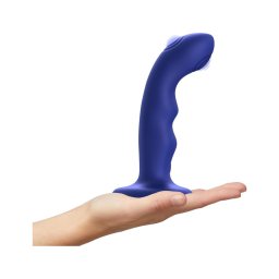 Strap-on-me M - vízálló, pulzáló G-pont vibrátor (kék)