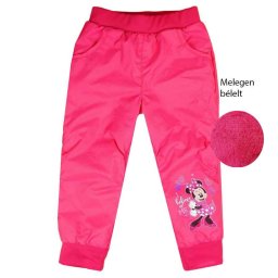 Minnie egér melegen bélelt vízlepergetős nadrág