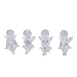 Karácsonyi angyalka figurák 2 cm 4 féle
