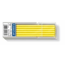 STAEDTLER Jelölőkréta hegy, mindenre író, lemosható (omnichrom), STAEDTLER "Lumocolor 218", sárga
