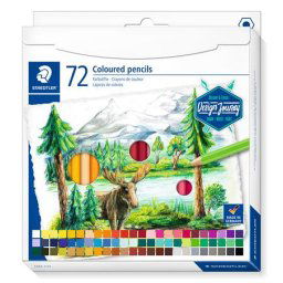 STAEDTLER Színes ceruza készlet, hatszögletű, STAEDTLER "146 C", 72 különböző szín