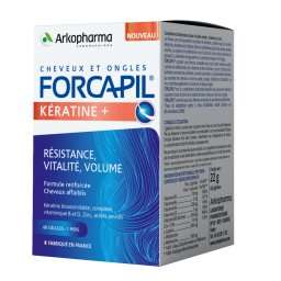 Forcapil Keratin+ Hajregeneráló és hajerősítő kapszula 60 db