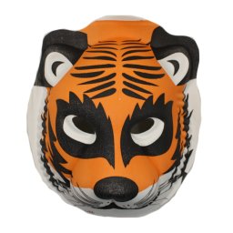 Tigris, narancs, polifoam álarc