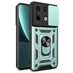 RING KAMERA Borító tartóval Xiaomi Redmi Note 13 Pro 5G zöld színben