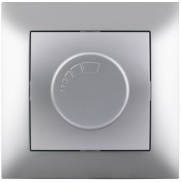 Entac Arnold süllyeszthető fali kapcsoló fényerőszabályzós max.200W Ezüst