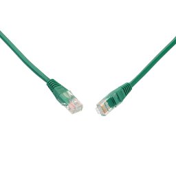 SOLARIX patch kábel CAT5E UTP PVC 0,5m zöld, nem szaggatható, nem szaggatható kábel