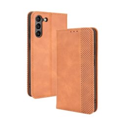 BUSINESS pénztárcahuzat Samsung Galaxy S21 FE 5G barna színű