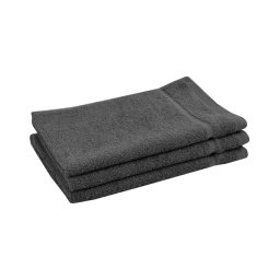 Classic kis törölköző sötétszürke 30x50 cm, 100% pamut
