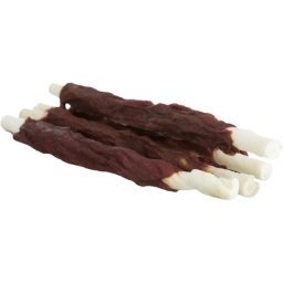 Trixie Denta Fun rágóka tekercs válogatás (3 íz => csirke / bárány / marha | Rágórudak hossza: 10 cm | 3 x 250 g | 3 tasak) 750gr