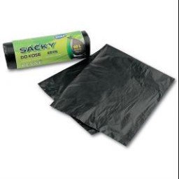 HDPE hulladék zsákok 60x70cm 60L 10mic 20db tekercsben