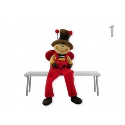 Lógólábú katica fiú/lány 8cm 01279 2féle