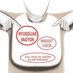 Nyugdíjas pártedli - Tréfás előke