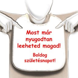 Születésnapi előke - Tréfás előke
