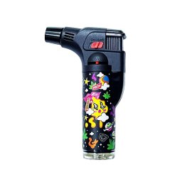 Torch szúrólángú BIG gázforrasztó 12x3 cm Asztali Vihargyújtó öngyújtó - Mintás