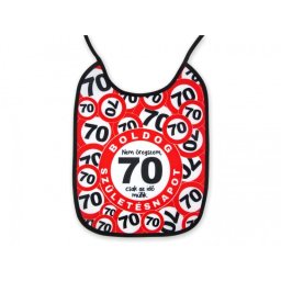 Tréfás Előke Boldog 70. Születésnapot 34cm 05071