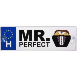 Tréfás Rendszámtábla Mr. Perfect 05108