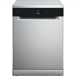 Whirlpool W2F HD624 X Szabadonálló mosogatógép 14 teríték,9.5 L,9 prog.,44 dB,E,Alsó evőeszk.,60 cm,Digit.kijelző,Autom.ajtónyit.