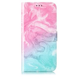 ART Pénztárcahuzat a Honor 200 Smarthoz 5G BLUE PINK MARBLE