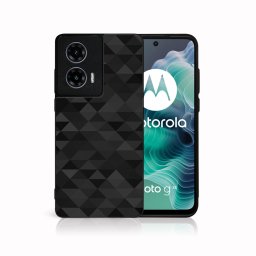 PROTEMIO MY ART Védőburkolat a Motorola Moto-hoz G35 5G BLACK TRIANGLES (232)