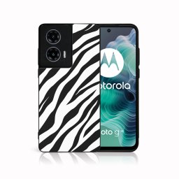 PROTEMIO MY ART Védőburkolat a Motorola Moto G35 számára 5G ZEBRA (237)