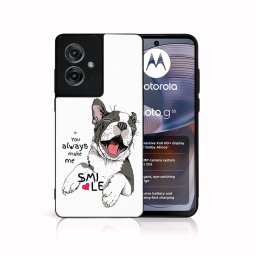 PROTEMIO MY ART Védőburkolat Motorola Moto G55 5G SMILE (189)-hoz