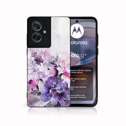 PROTEMIO MY ART Védőburkolat a Motorola Moto G55 számára 5G PEONIES (156)