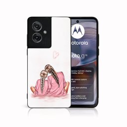 PROTEMIO MY ART Védőburkolat a Motorola Moto G55 számára 5G LÁNYA (114)