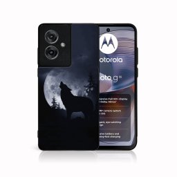 PROTEMIO MY ART Védőburkolat a Motorola Moto G55 számára 5G WOLF (247)
