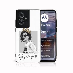PROTEMIO MY ART Védőburkolat a Motorola Moto G55 számára 5G QUEEN (139)
