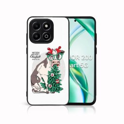 PROTEMIO MY ART Karácsonyi dizájnú borító Honor 200 Smart 5G VIDÁM CHRISTMAS (074)