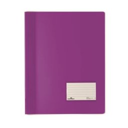 DURABLE Gyorsfűző, A4, extra erős, DURABLE "DURALUX(R)", áttetsző lila