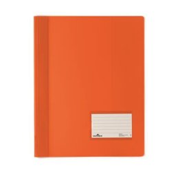 DURABLE Gyorsfűző, A4, extra erős, DURABLE "DURALUX(R)", áttetsző narancs