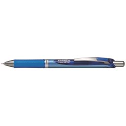 PENTEL Zseléstoll, 0,25 mm, nyomógombos, PENTEL "EnerGel BLN75", kék