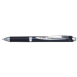 PENTEL Zseléstoll, 0,35 mm, nyomógombos, PENTEL "EnerGel BLP77", kék