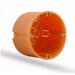 Gipszkarton doboz 1-es, d68mm, 47mm mély, narancssárga STI1012 Stilo