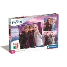 Disney Jégvarázs Leaf 3x48 db-os puzzle Clementoni