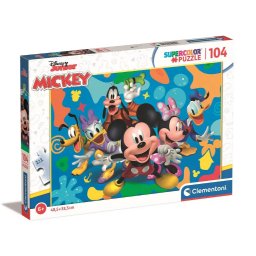 Disney Mickey Colorsplash 104 db-os puzzle Clementoni