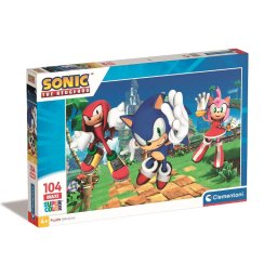 Sonic, a sündisznó Amy Rose 104 db-os maxi puzzle Clementoni