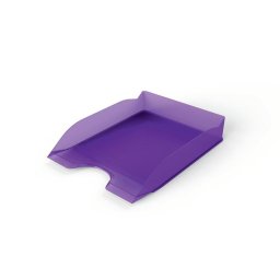 DURABLE Irattálca, műanyag, DURABLE, "Basic", áttetsző lila